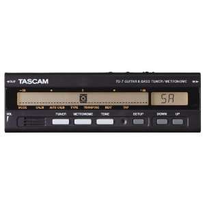  Tascam TG7 Chromatic Guitar Tuner with Metronome Musical 