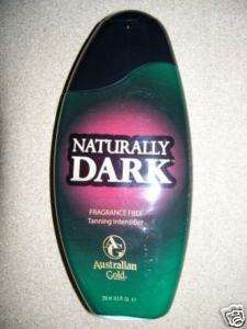 NEW AUSTRALIAN GOLD NATURALLY DARK TANNING BED LOTION  