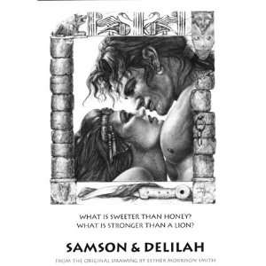  Samson and Delilah Greeting Card by Esther Smith Health 