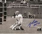 YA TITTLE AUTOGRAPHED/SIG​NED NEW YORK GIANTS BLOODY 8X1