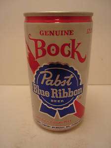 PABST BLUE RIBBON BOCK ALUMINUM PULL TAB BEER CAN #2  