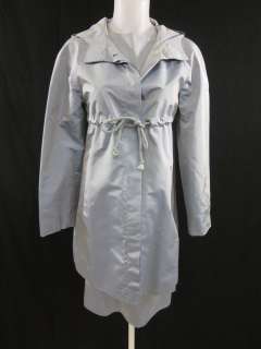 CELINE Blue Silk Sleeveless Dress Jacket Outfit 40 36  