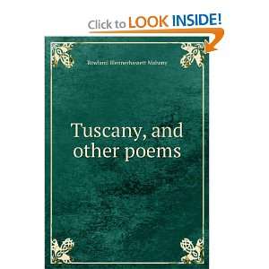   , and other poems Rowland Blennerhassett Mahany  Books