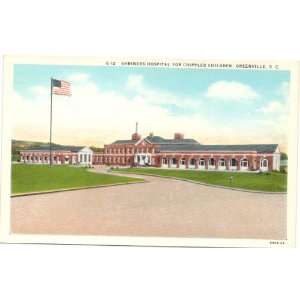   Postcard   Shriners Hospital for Children   Greenville South Carolina