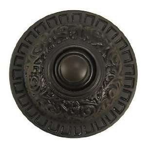  2 7/8 Inch Diameter Lost Wax Cast Eastlake Doorbell (Oil 