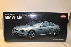 KYOSHO BMW M6 COUPE 118 SILVER  