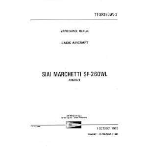  SIAI Marchetti SF 260 WL Aircraft Maintenance Manual  1978 