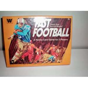  VINTAGE GAME    Fast Football    A Family Card Game for 2 