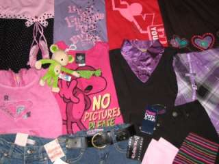   6X CLOTHES LOT ROXY JUICY COUTURE BOBBY JACKINT SHIPPING  