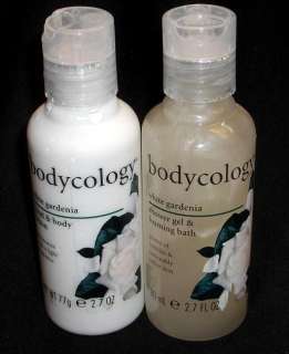 Bodycology White Gardenia Shower Gel Lotion Set 2.7oz  