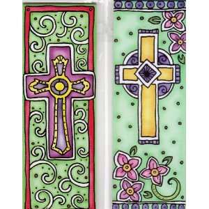  Magnetic Bookmarks   Two Crosses   Set of 2 Everything 