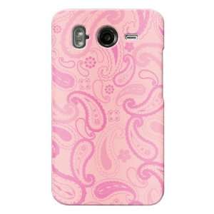  Second Skin HTC Desire HD Print Cover (Paisley/Salmon Pink 