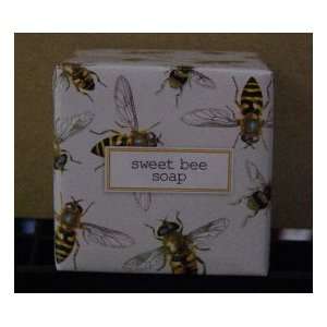Mary Lake Thompson scattered bees glycerine soap bar