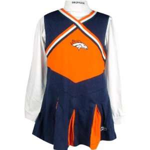  Denver Broncos Girls Youth Cheerleader Outfit w 
