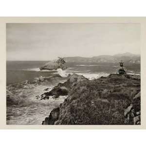  1930 Coast Tajiri Sea of Japan Seascape Landscape NICE 