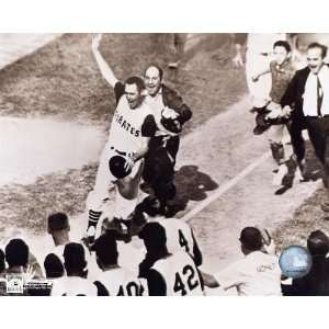  Bill Mazeroski   1960 World Series Winning Home Run, sepia 