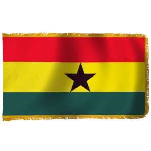  Ghana Flag 6X10 Foot Nylon PH and FR Patio, Lawn & Garden