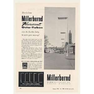  1955 Hopkins MN Millerbernd Octa Tubes Street Lights Print 