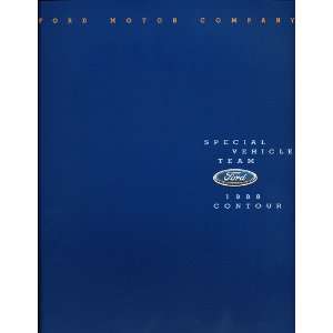    1998 Ford Contour SVT Original Sales Brochure 