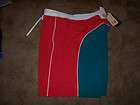 NEW HUGO BOSS red aqua SWIMSUIT SWIM BOARDSHORTS board shorts sz 