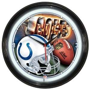  NFL Indianapolis Colts Neon Clock