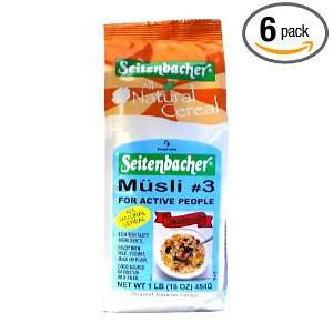 Seitenbacher Muesli #3 For Active People, Eighteen Tasty Ingredients 