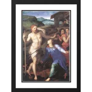  Bronzino, Agnolo 19x24 Framed and Double Matted Noli me 