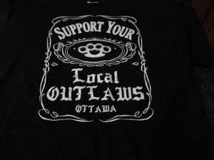 SUPPORT YOUR LOCAL OUTLAWS MC OTTAWA SHIRT s m l xl xxl SYLO  