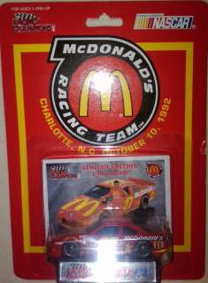 Racing Champions NASCAR McDonalds Racing Team Diecast Car & Collectors 