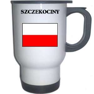  Poland   SZCZEKOCINY White Stainless Steel Mug 