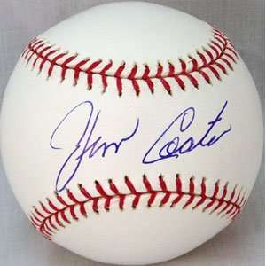  Jim Coates Memorabilia Signed Rawlings Official MLB 