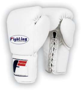 Boxing Gloves Fighting Sports Leather Lace Up Training  
