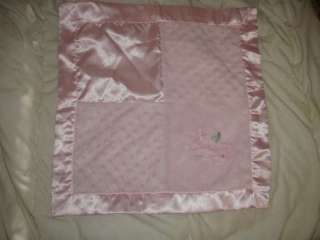 Just Born Pink Sweet Baby Girl Lovey Security Blanket  