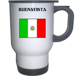  Mexico   BUENAVISTA White Stainless Steel Mug 