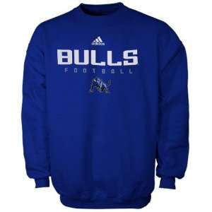  adidas Buffalo Bulls Royal Blue Sideline Crew Sweatshirt 