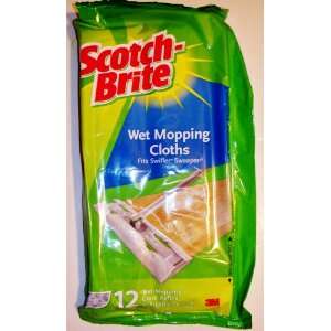 Swiffer Wet Mop Refill Cloths 72 Count Swiffer type by Scotch Brite 