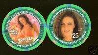 25 Hooters Calendar Girl Breanne 07 Vegas Casino Chip  