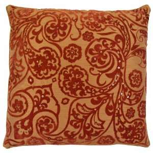  Scarlett Ochre 18 Inch by 18 Inch Pillow