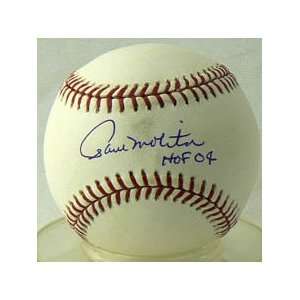  Paul Molitor Signed Baseball   2004 HOF