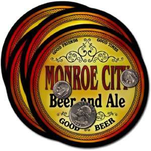  Monroe City , IN Beer & Ale Coasters   4pk Everything 