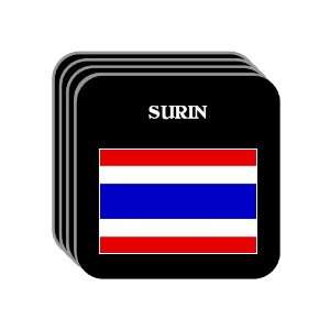  Thailand   SURIN Set of 4 Mini Mousepad Coasters 