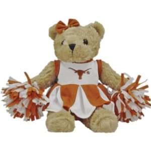 Ncaa Cheerleader Bear With Sound Texas Case Pack 16  