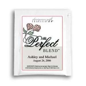   Perfect Blend   Pink Roses Tea Wedding Favors