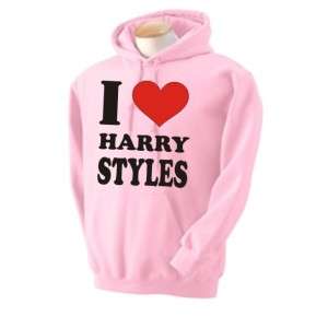Love Harry Styles Hooded Sweatshirt One Direction Hoody Up All Night 