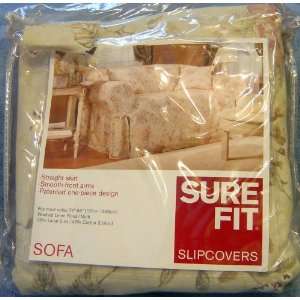  Sure Fit Sofa Slipcover Washed Linen Pattern
