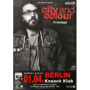   And Color   Bring Me Your Love 2008   CONCERT   POSTER from GERMANY