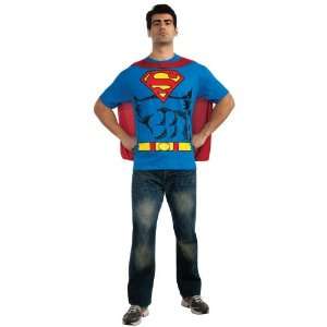  Lets Party By Rubies Superman T Shirt Adult Costume Kit 