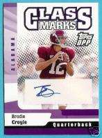 BRODIE CROYLE 2006 TOPPS DRAFT CLASS MARKS RC AUTOGRAPH  