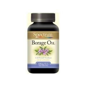  Spectrum Essentials Organic Borage Oil 1000 mg, 60 caps 