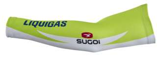 SUGOI Liquigas Cannondale 2011 ARM WARMERS Blue/Green  